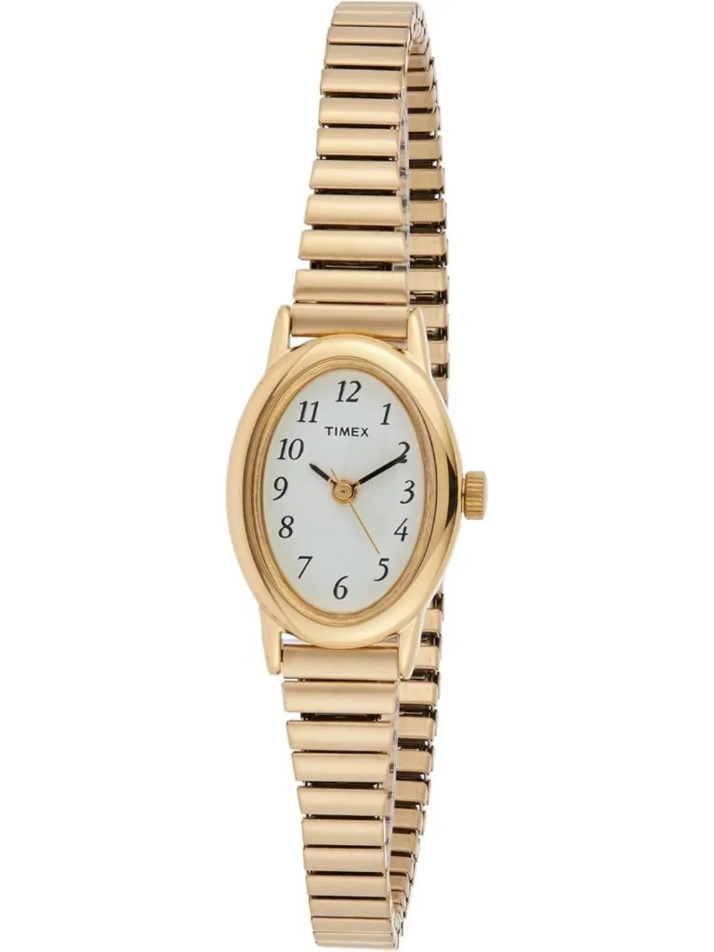 Women's Gold Analog Quartz Solid Cavatina Pearl Dial Oval Classic Wrist Watch